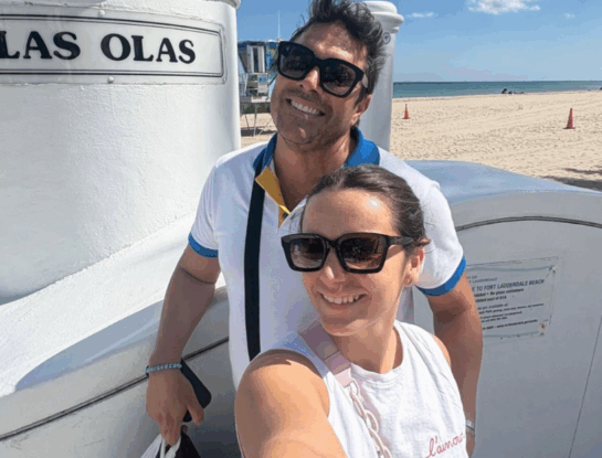Matías Ale y Martina Vignolo disfrutan su luna de miel en Miami: así son las primeras fotos
