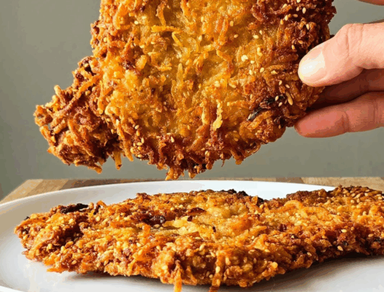 Milanesas apanadas con papa rallada: la receta simple y deliciosa para reinventar un clásico