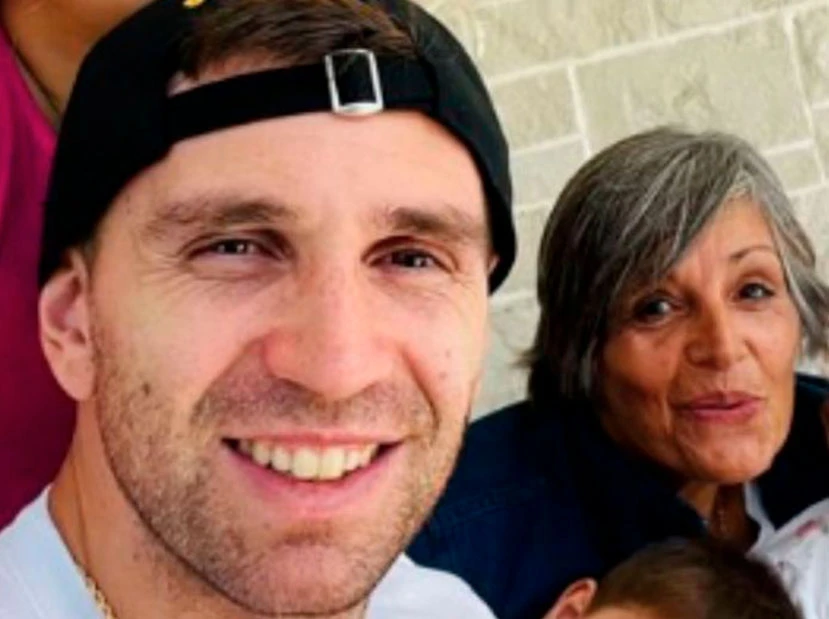 Dibu Martínez y su mamá Susana