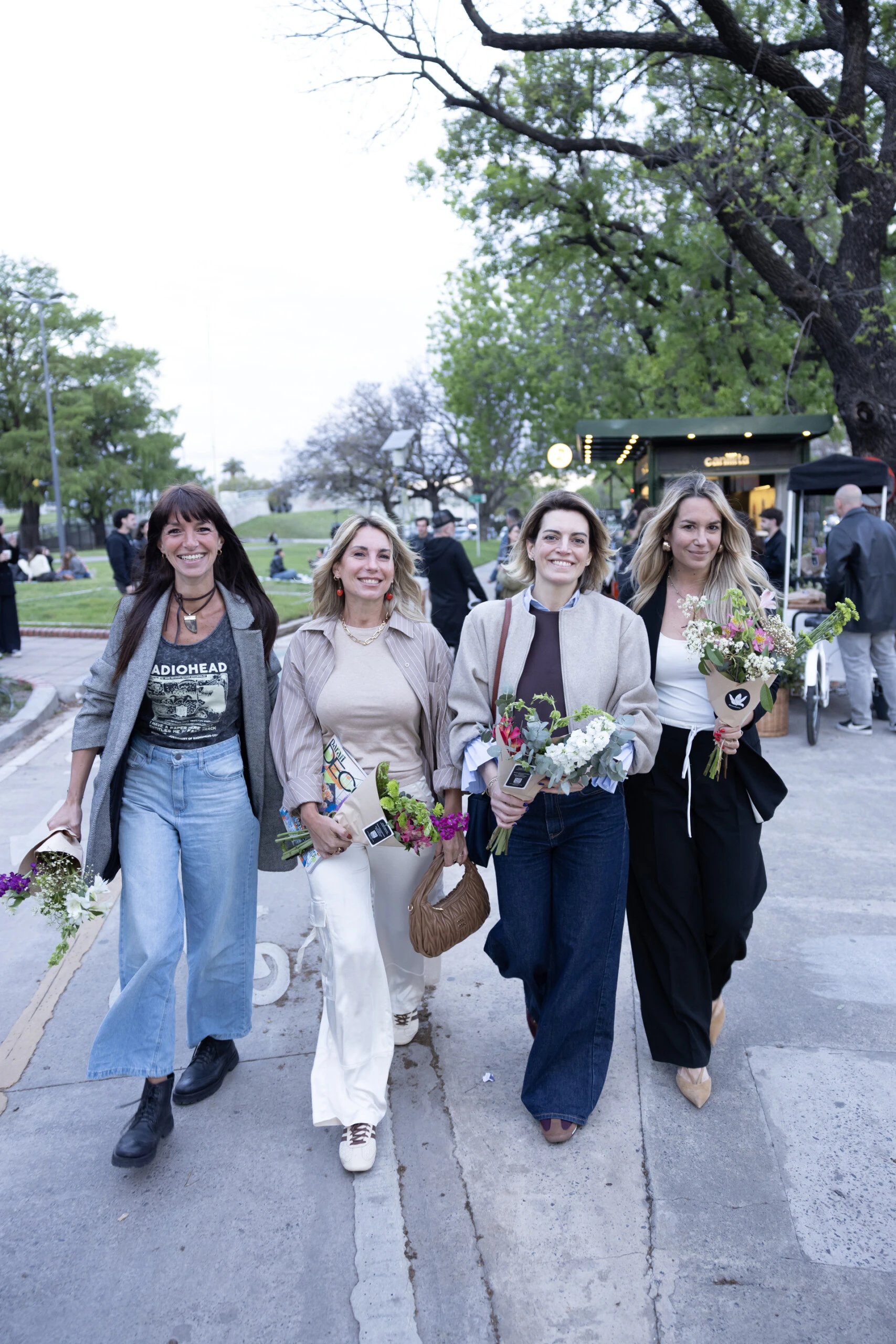 Sabrina de Casa Pastel, Malu Satzger, Josefina Fernández Brital, Paula Martínez y Jime Becerra. 