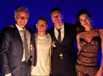 Los looks de Pico Mónaco y Diana Arnopoulos en la boda del "Peque" Schwartzman y Euge De Martino