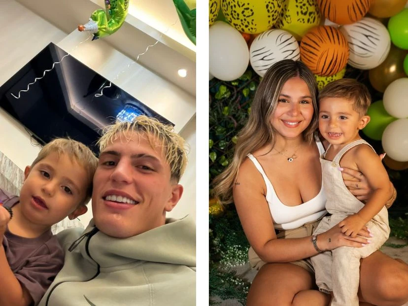 Así fue el cumple de Enzo, el hijo de Alejandro Garnacho y Eva García