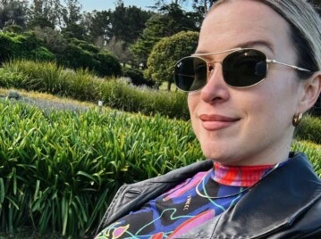 Sofía Pachano mostró su look de embarazo para una boda