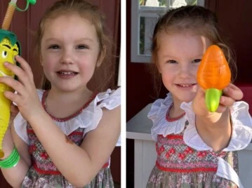 El tierno look de Anita Moritán para un día de juegos en el campo