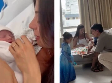 La China Ansa mostró el primer encuentro de India con Rafi, su hermanito