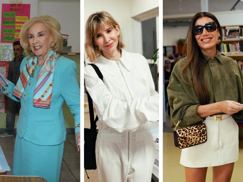 los looks de los famosos en las elecciones