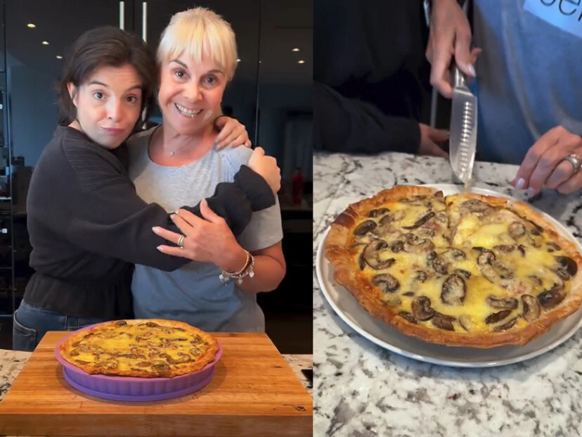 tarta de hongos