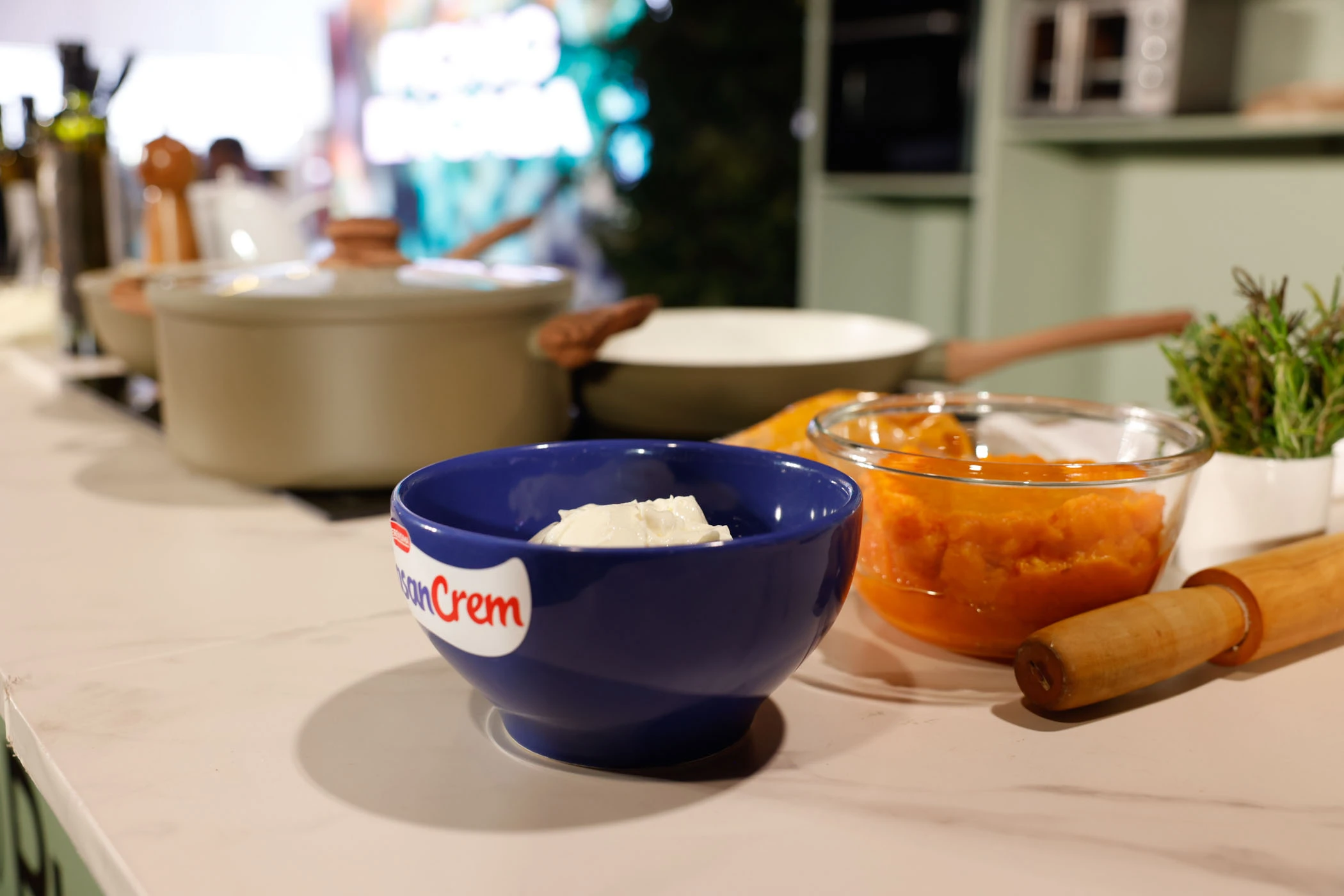 Los ingredientes para los capelettini.