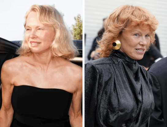 Pamela Anderson sorprendió en París con un rotundo cambio de look