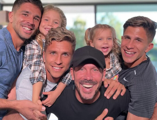 Así reaccionó Diego "El Cholo" Simeone desde España al nacimiento de Faustino: "Esos piecitos que alegría nos van a dar"