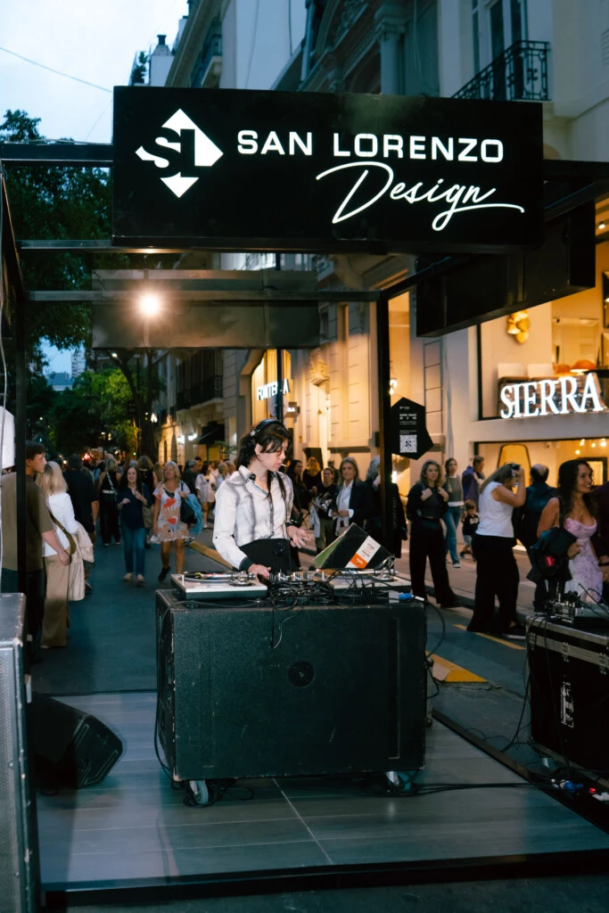 La activación de San Lorenzo Design en Distrito Arenales.