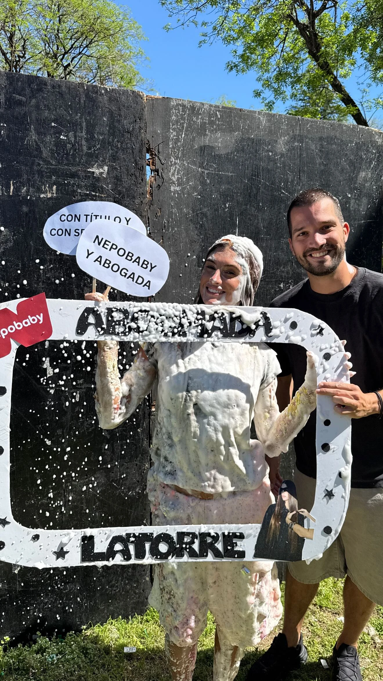 Así fue el festejo del recibimiento de Lola. Fotos: IG. 