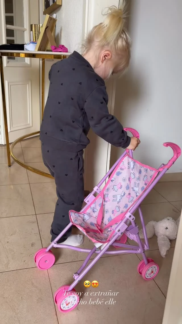 Maxi López le dedicó un posteo a su hija. Foto: IG.