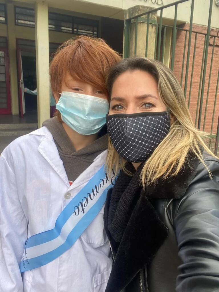 Carolina Losada saludó a su hijo Diego por su cumpleaños