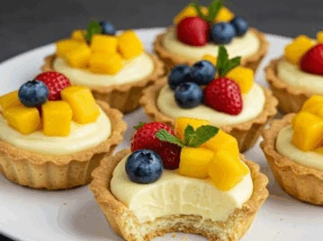 Tarta frutal destacada