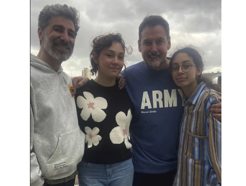 Sergio Verón y familia