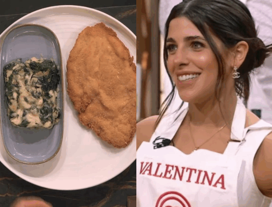 El plato de Valu Cervantes que arrasó en MasterChef: cómo hacer milanesa de pollo con salsa blanca y acelgas