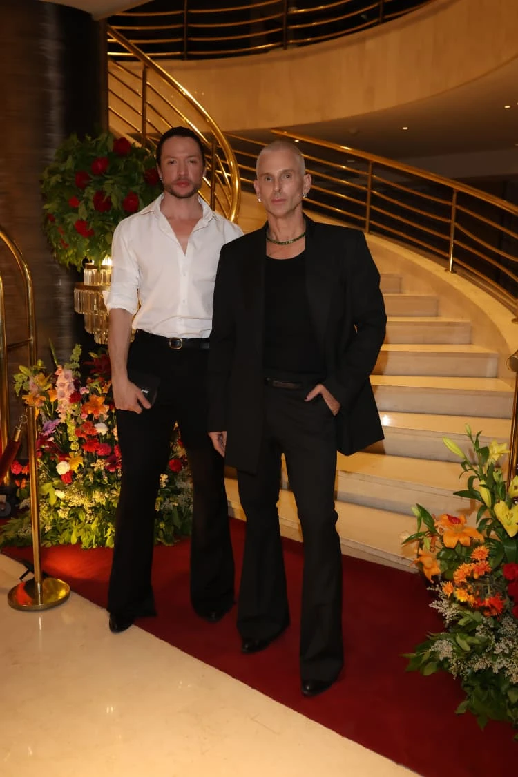 Los diseñadores Gustavo Pucheta y Fabián Paz.