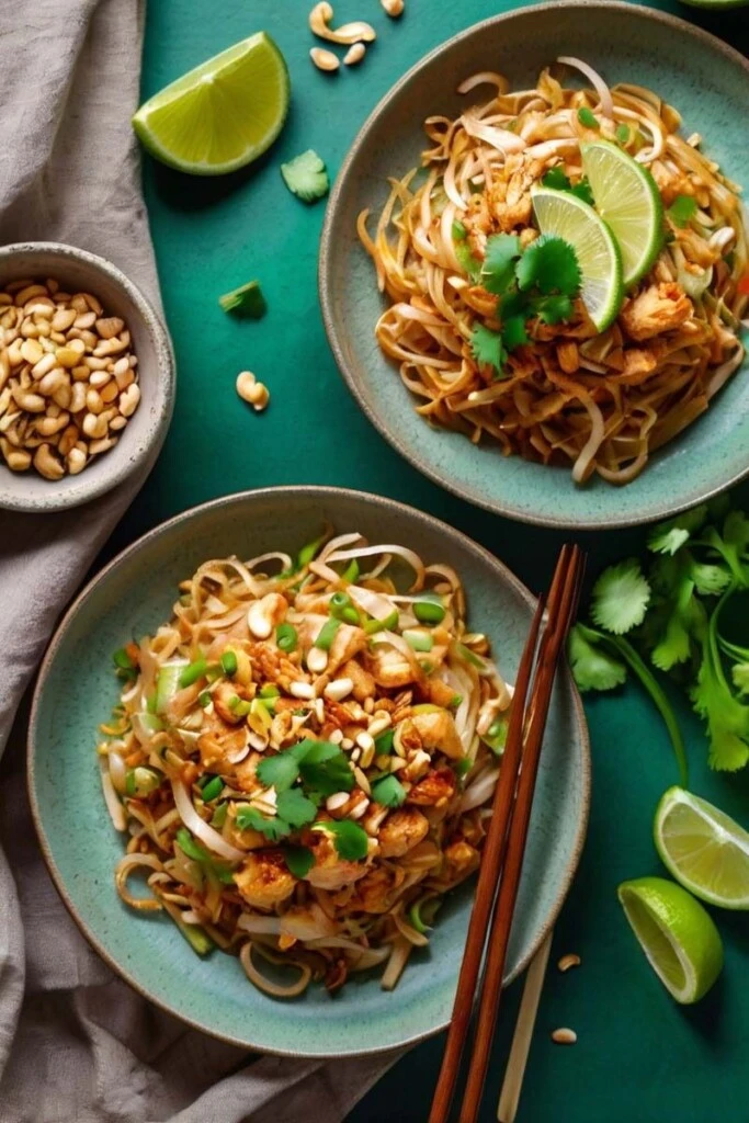 Fideos de arroz: una receta con langostinos, jengibre y lima

