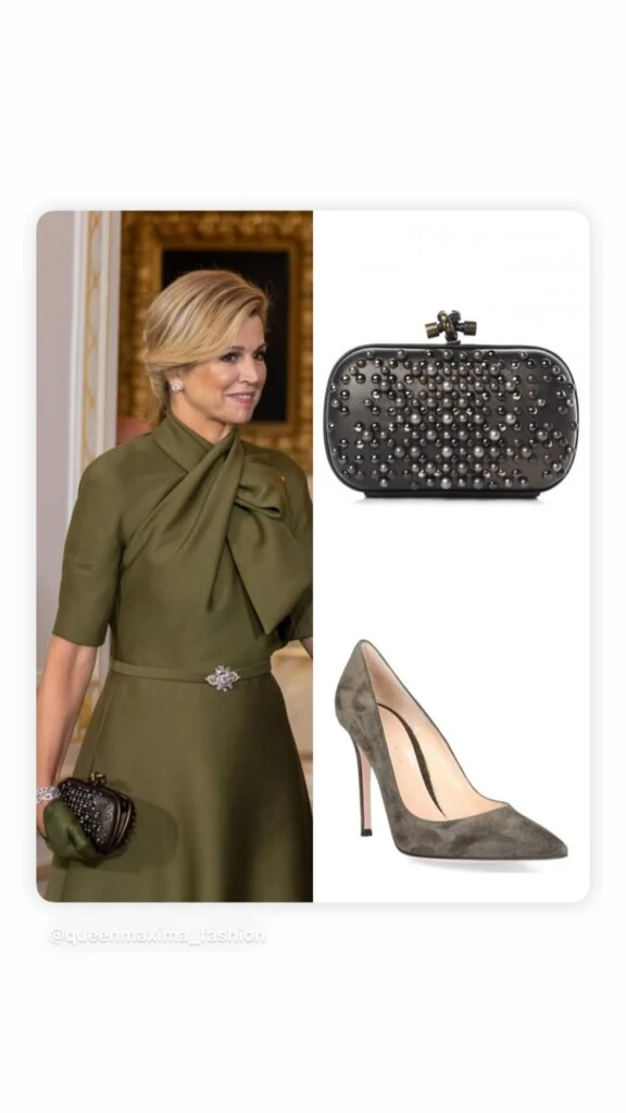 La princesa Amalia combinó rojo y granate y llevó el look más chic