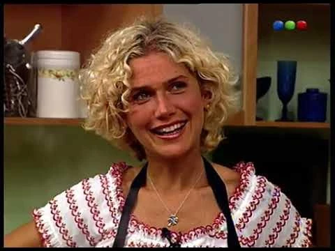 Maru Botana en el programa número 100 de Sabor a mí (Telefe) el martes 2 de enero del 2001. Foto: Telefe