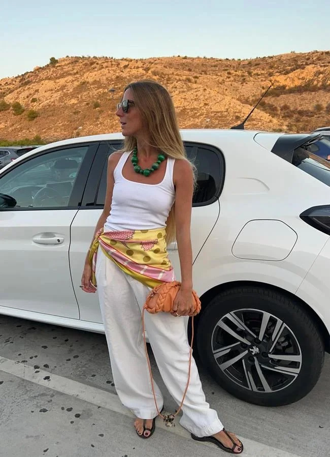 Podés usar los pañuelos de diversas maneras.