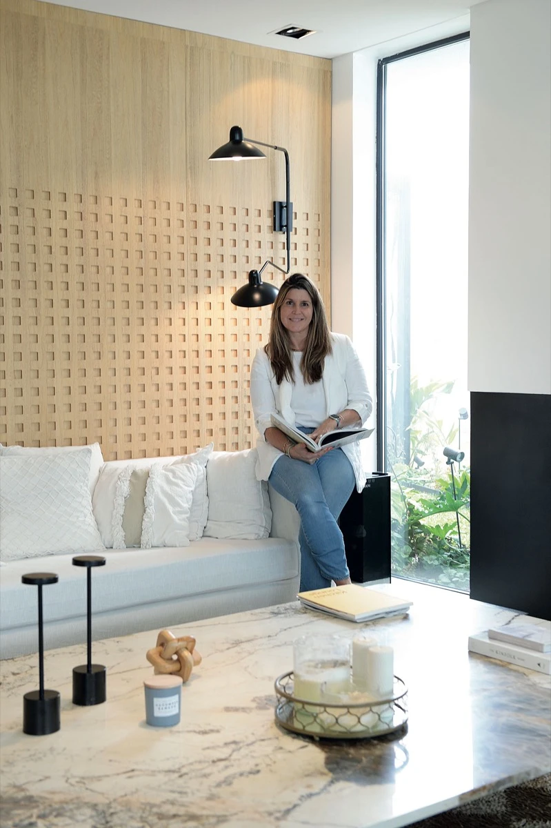 La arquitecta Maura Ambrosetto, autora de este proyecto y dueña de casa.