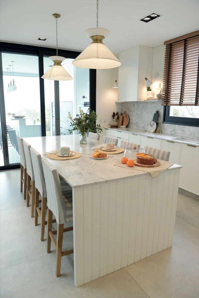 La cocina siempre se lleva todos los elogios y es uno de los lugares más utilizados de la casa