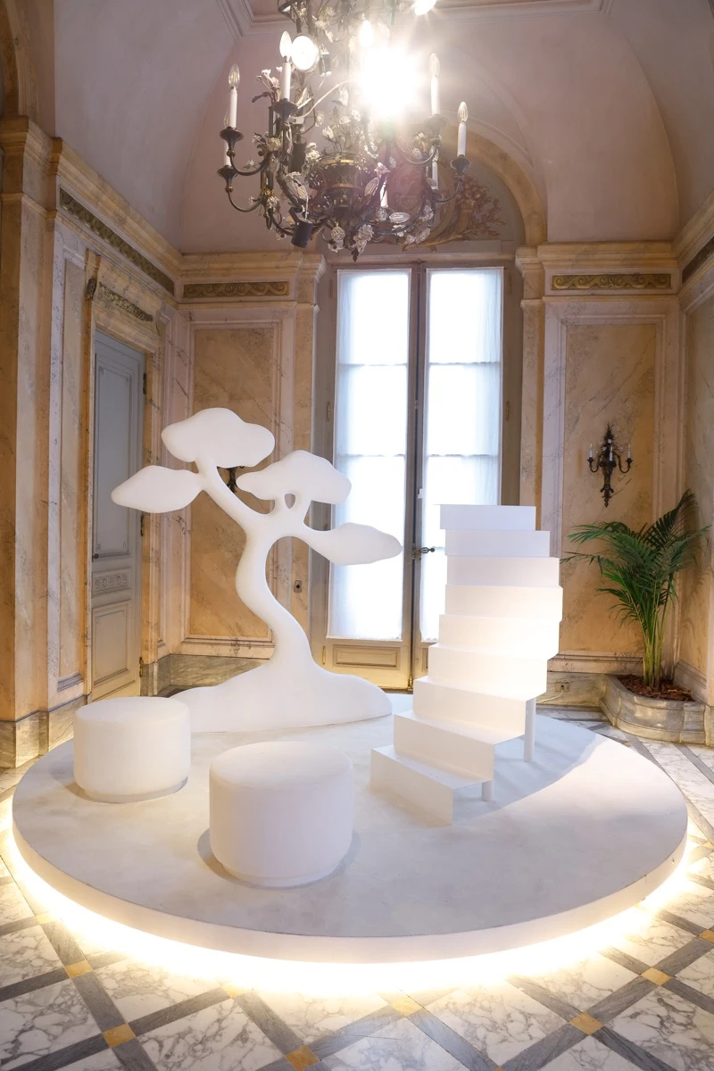 Laura Orcoyen, fundadora del espacio Laura O., interviene el Museo Nacional de Arte Decorativo. 