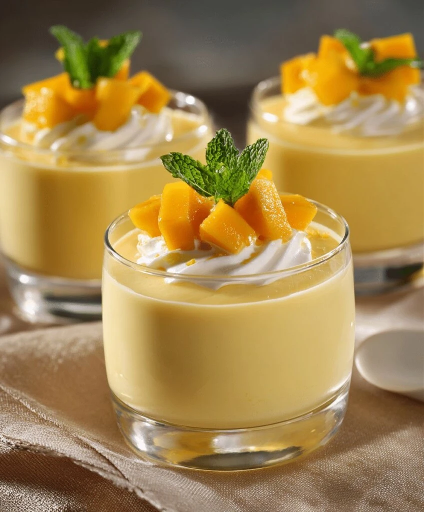 Mousse de mango con leche de coco: una receta fresca para el verano

