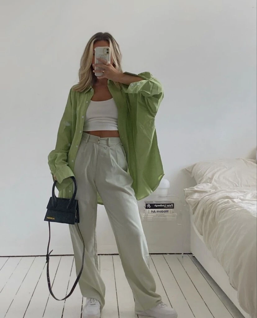 Un look fresco y tranquilo.