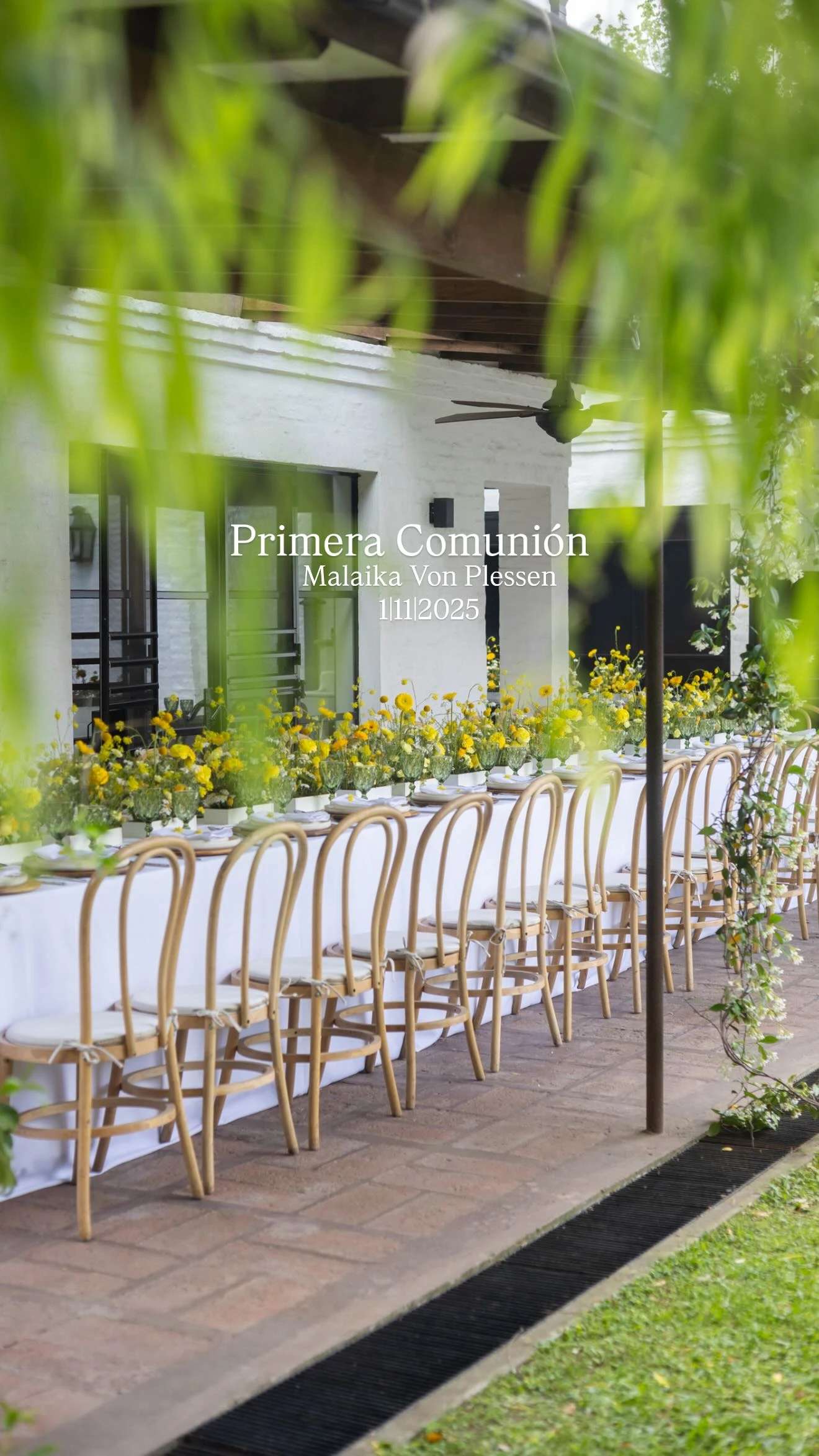 Así fue la primera comunión de Malaika