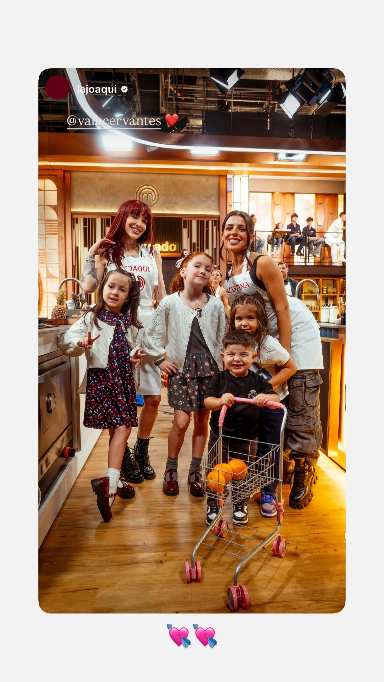 Las hijas de la Joaqui se hicieron amigas de la hija de Valu Cervantes