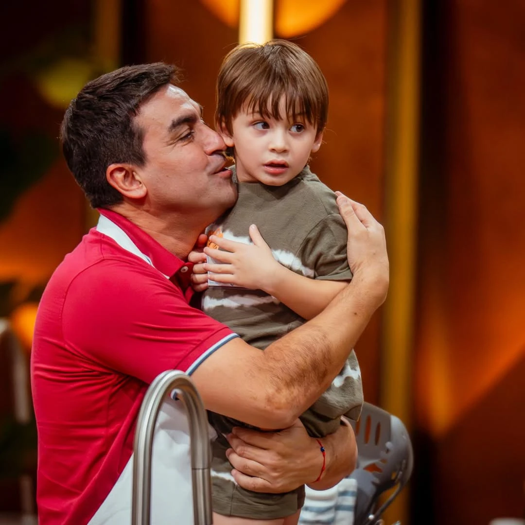 Así es la familia de Claudio “Turco” Husaín, que presentó a su hijo Mateo en MasterChef