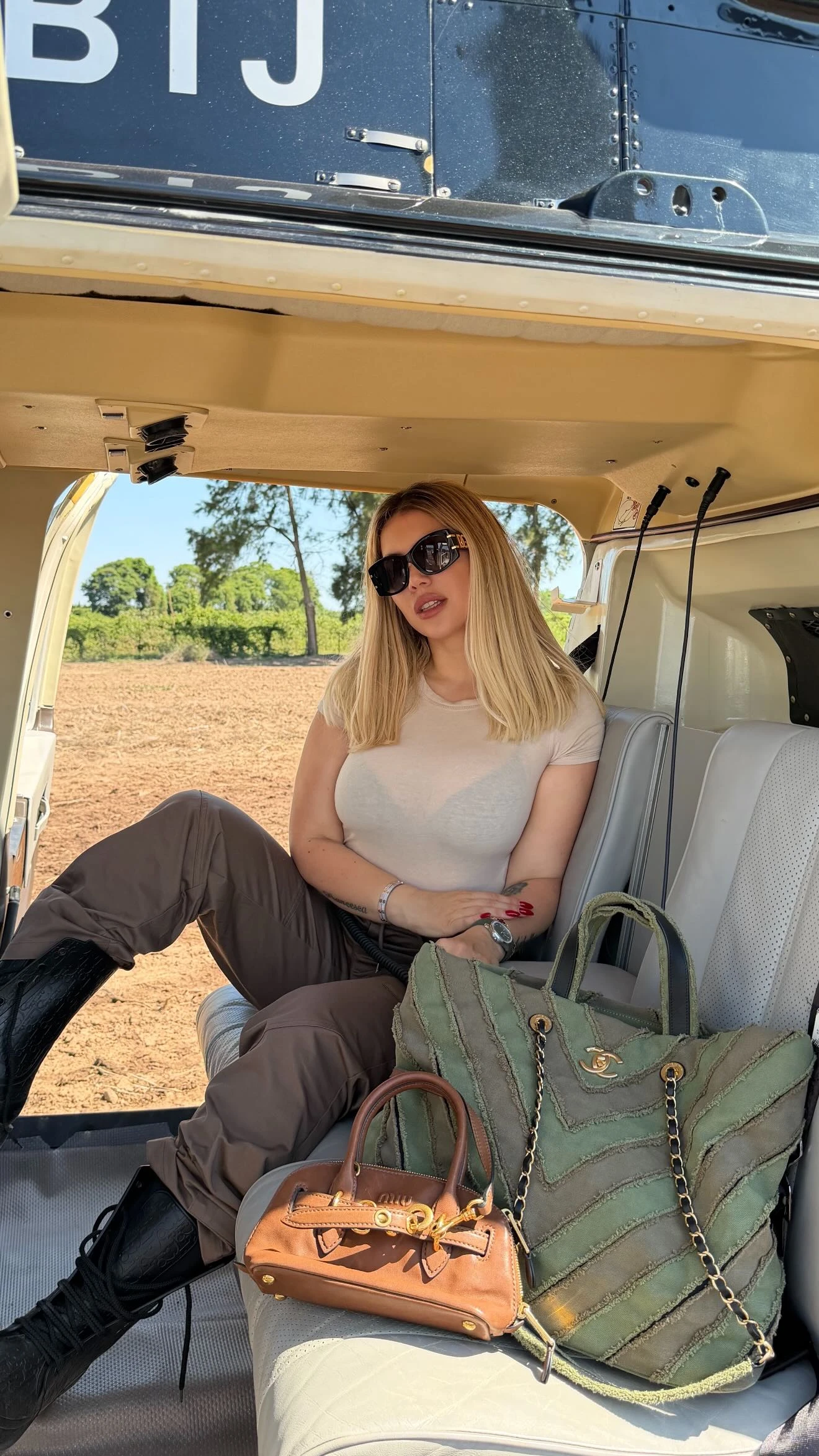 Así es la tote bag Chanel con la que Wanda Nara volvió a marcar tendencia