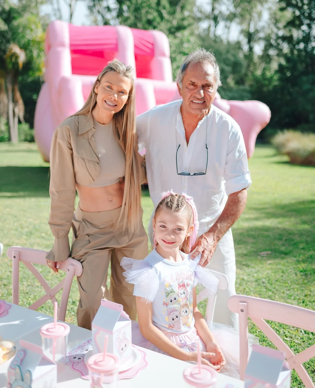 Así fue la fiesta temática de Francesca, la hija de Daniel Scioli y Gisela Berger, que cumplió 8 años