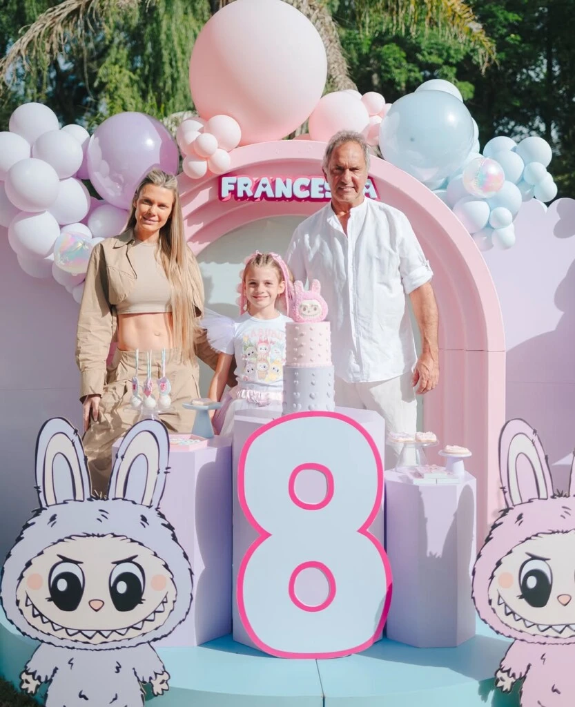 Así fue la fiesta temática de Francesca, la hija de Daniel Scioli y Gisela Berger, que cumplió 8 años