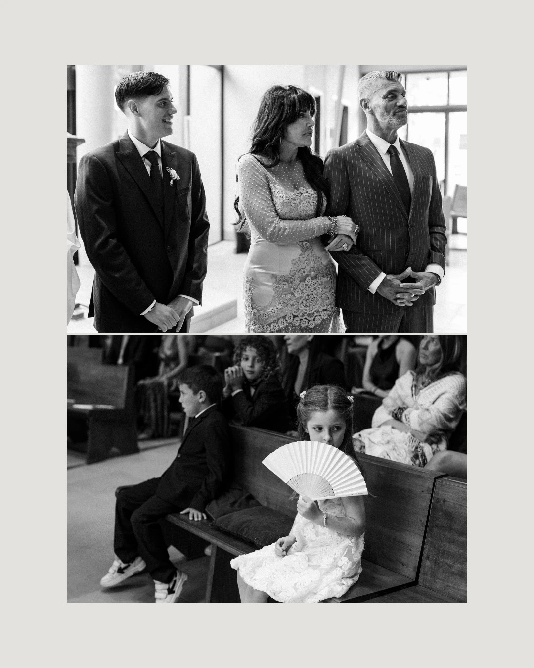 Así fue el casamiento religioso de Bautista, hijo menor de Sergio Goycochea y Ana Laura Merlo