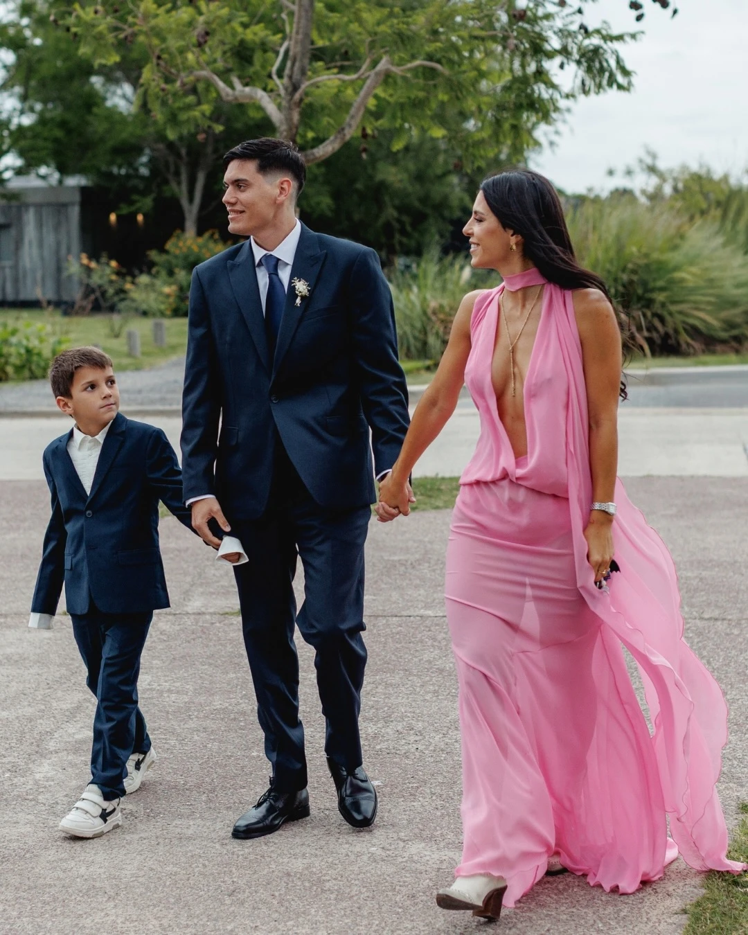 Así fue el casamiento religioso de Bautista, hijo menor de Sergio Goycochea y Ana Laura Merlo