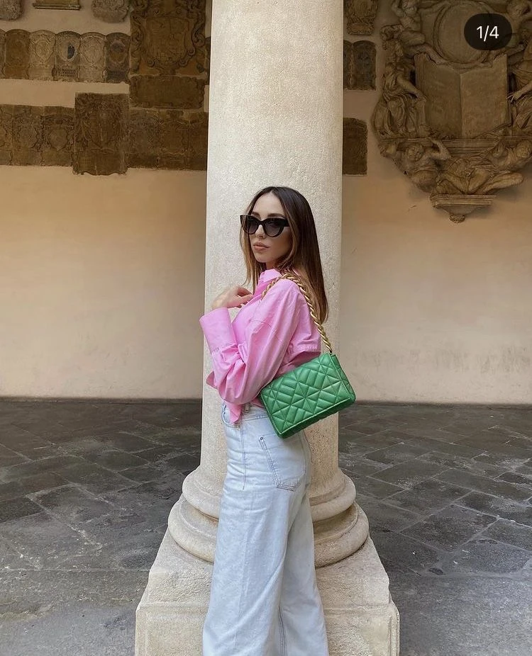 Esta combinación es fresca para el verano.