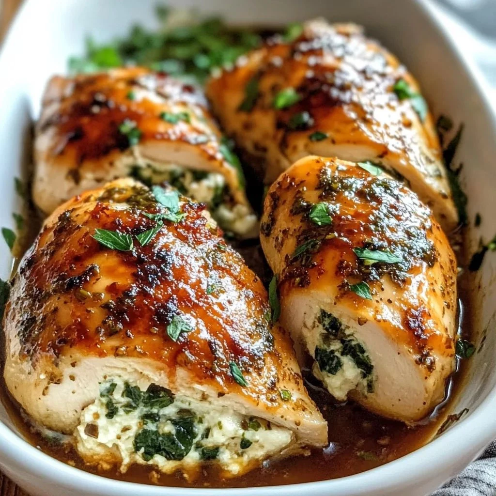 Pechuga rellena con espinaca y ricota: receta fácil con salsa cremosa de limón

