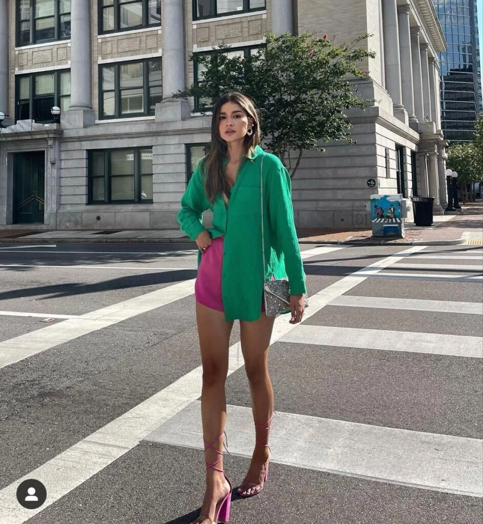 Esta siluesta es bien femenina.