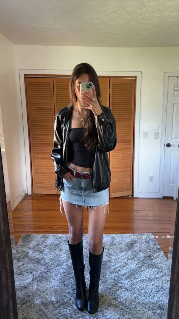 Un look que llama la atención.