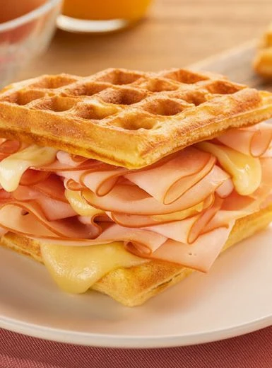 Waffles de papa: una receta con jamón y queso