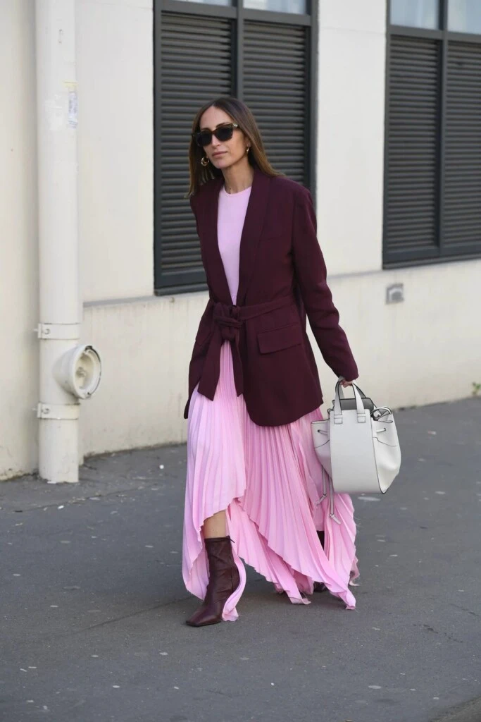 Un total look vanguardista.