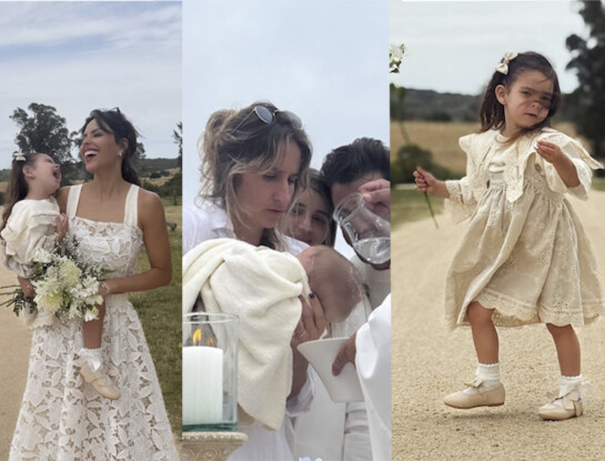 Así fue el bautismo de Beltrán, el nieto de Fernando Burlando: en Punta del Este y al aire libre