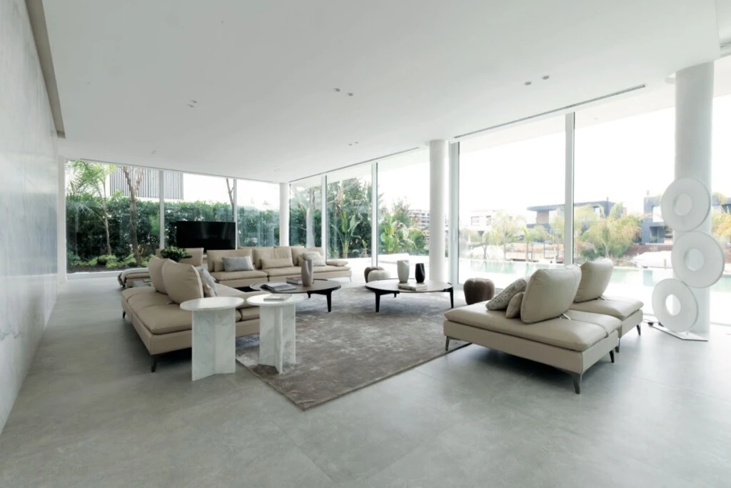 El living fue concebido como un gran estar abierto.