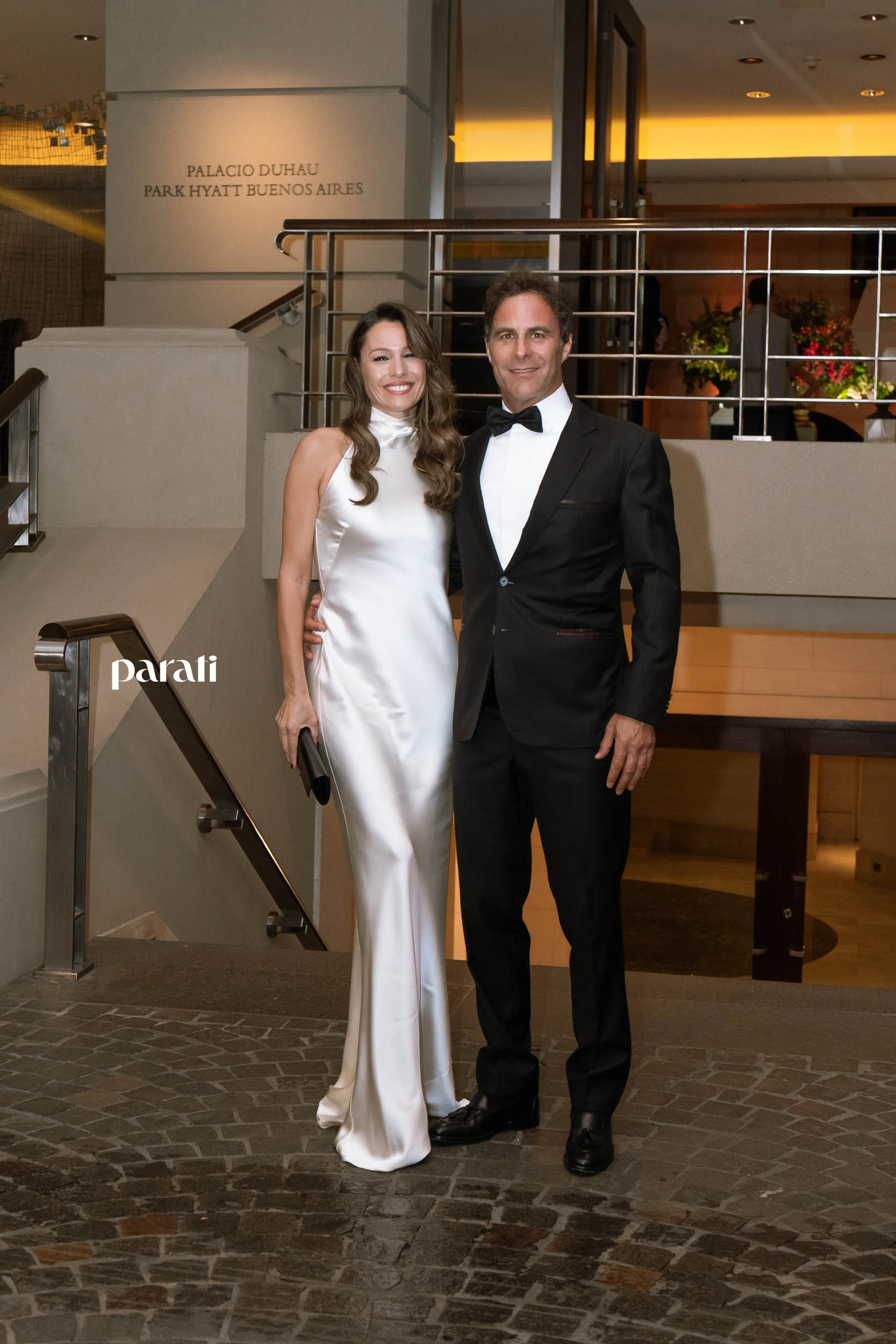 Pampita junto a su pareja, Martín Pepa. 