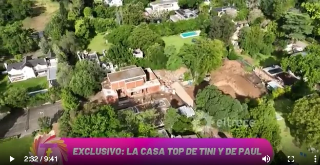 La lujosa mansión que estarían construyendo Tini Stoessel y Rodrigo De Paul en San Isidro