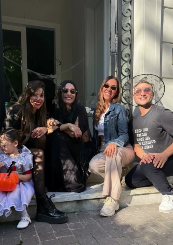 Pampita y Barby Franco se encontraron con Floppy Tesouro.